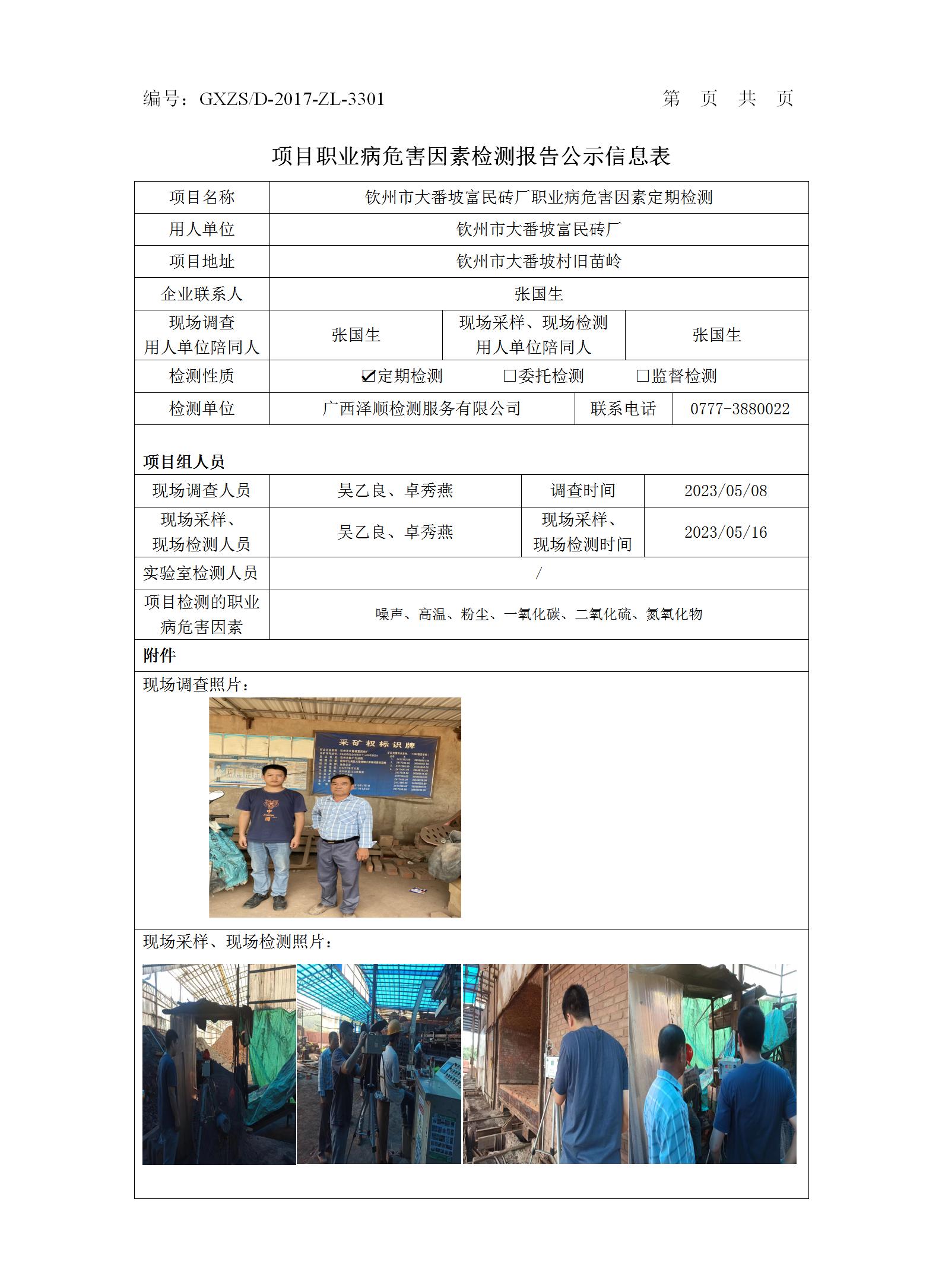 WS2023110平凉市大番坡富民砖厂职业病风险成分定期检测.jpg