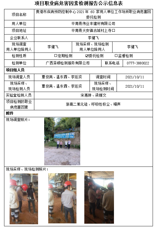 WS2021195平南县伟业丰建材有限公司工作场所职业病风险成分委托检测.PNG